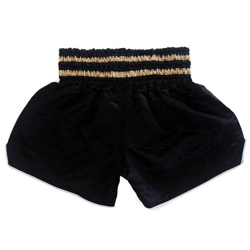 NAMAZU Muay Thai Shorts for Men and Women, High Grade MMA Gym Boxing Kickboxing Shorts Workout Training Grappling Martial Arts Fight Shorts Clothing. Black - Image 2
